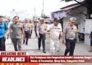 Dirlantas Polda Riau & PUPR Provinsi Riau Cek Kondisi Jembatan Sungai Rokan