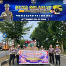Satlantas Polres Kuansing Sosialisasikan Program “Bung Selamat” Untuk Keselamatan Berkendara