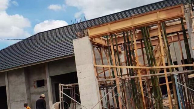 Perusahaan "Asing" Pembangunan Kantor Dinas Pendidikan Limapuluh Kota Diduga Tanpa K3, Pengawas, Ahli K3 Serta Minus Pembinaan