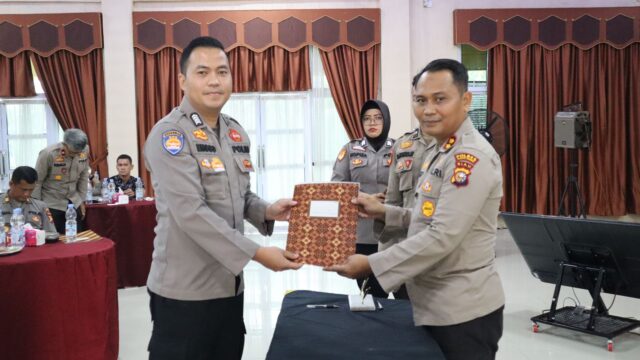 Polres Kuansing Sosialisasi Dipa RKA-K/L, Penandatanganan Pakta Integritas, dan Penyerahan Rendisgar T.A 2025