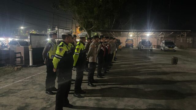 Kapolres Kuansing Pimpin KRYD Guna Mengantisipasi Terjadinya Gangguan Kamtibmas di Wilkum Polres Kuansing