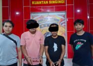 Sat Res Narkoba Polres Kuansing Tangkap Dua Pemakai Shabu di Desa Muaro Langsat