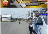 Sat Lantas Polres Kuansing Patroli Siang Antisipasi Daerah Rawan Laka Lantas, Balap Liar, dan C3