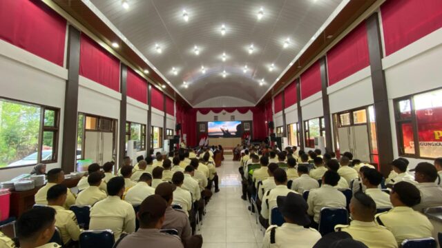 Peringati HUT Satpam Ke-44 , Polres Siak Gelar Tasyakkuran dan Donor Darah