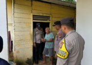 Jum’at Barokah Polsek Hulu Kuantan Salurkan Bantuan Kepada Warga Kurang Mampu