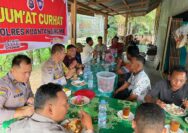 Polres Kuansing Laksanakan Jumat Curhat Bersama Masyarakat Desa Bandar Alai Kari