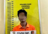 Pelaku pencurian kabel Optik milik PT. Elnusa saat diamankan Polsek Kandis.
