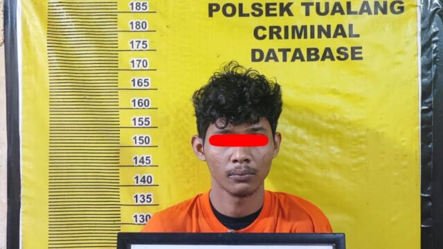 Tim Opsnal Polsek Tualang Amankan Pelaku Penggelapan Sepeda Motor.
