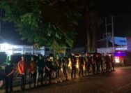 Polres Kuansing Patroli Skala Besar Antisipasi Gangguan Kamtibmas dan Siaga Banjir