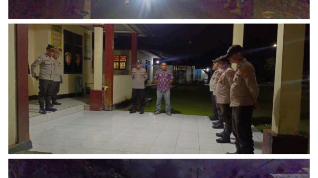 Kapolsek Essang IPDA Pence Wee Gelar Patroli Blue Light Cipkon Malming Ciptakan Situasi Aman Dengan Melibatkan Beberapa Personil