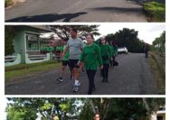 Dandim 1312/Tld Sigfriet Wellem Panaha S.Sos, Pimpin Olahraga Bersama Anggota Dan Persit Untuk Kebugaran Tubuh