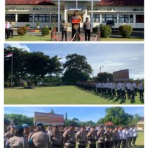 Masuki Masa Purna, Wakapolres Talaud Kompol Barthol Bawole Mohon Pamit Mengakhiri Tugas