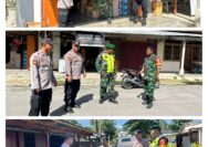 Kapolsek Kabaruan IPDA Andika Amisi Bersama Personel Dan TNI Gelar Patroli Cega Ganguan Kamtibmas Diwilayah Hukumnya