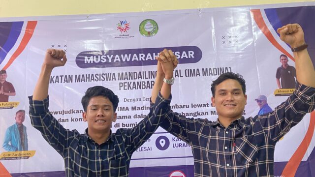 Terpilih Sebagai Ketua Umum Berdasarkan Hasil Musyawarah Besar (MUBES) Tahun 2025, Gusti Pardamean Nasution Akan Menahkodai Ikatan Mahasiswa Mandailing Natal Pekanbaru Priode 2025-2026. Terpilih Sebagai Ketua Umum Berdasarkan Hasil Musyawarah Besar (MUBES) Tahun 2025, Gusti Pardamean Nasution Akan Menahkodai Ikatan Mahasiswa Mandailing Natal Pekanbaru Priode 2025-2026.