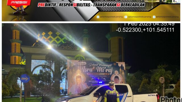 Patroli Dini Hari dan Subuh Sat Lantas Polres Kuansing, Antisipasi Laka Lantas, Balap Liar, dan C3