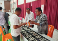 Peduli Kesehatan Warga Binaan, Lapas Pekanbaru Lakukan Pemeriksaan Mata Gratis