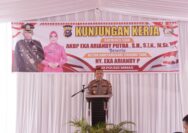 Kapolres Siak Kunjungi Polsek Minas, Tekankan Peningkatan Pelayanan dan Ketahanan Pangan