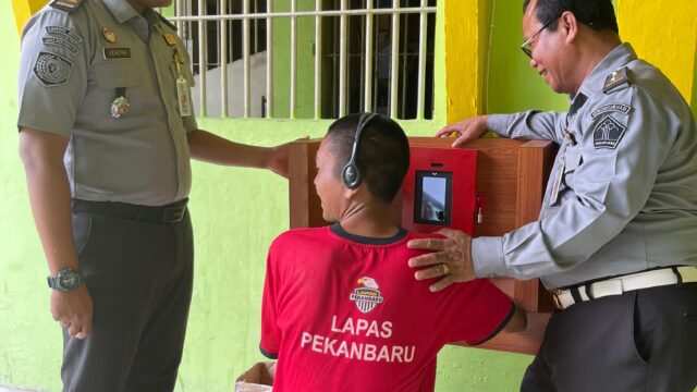 Kabar Gembira, Lapas Pekanbaru Tambah Jumlah Wartelpas bagi warga binaan