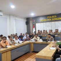 Polres Kuansing Gelar Rakor Persiapan Program Ketahanan Pangan dan Makan Bergizi Gratis