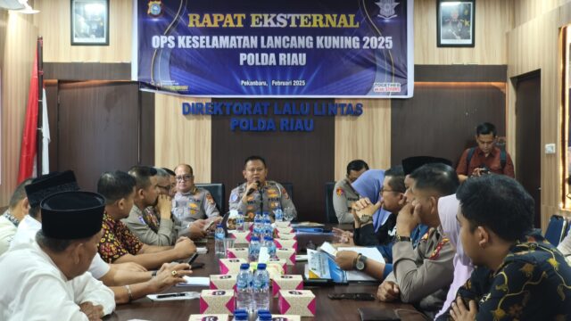 MULAI TANGGAL 10 FEBRUARI POLDA RIAU GELAR OPERASI KESELAMATAN LANCANG KUNING 2025
