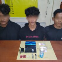 Polsek Sabak Auh Ungkap Kasus Narkotika Jenis Shabu, Amankan Tiga Tersangka