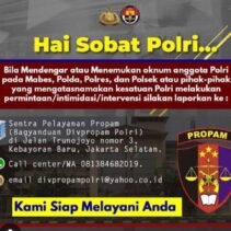 Ketum Agus Flores Akan Awasi Pelayanan Propam Polri Terkait Respon Cepat