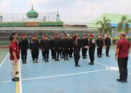 Perkuat Tusi Pengamanan, Kalapas Pimpin Apel Serah Terima Regu Pengamanan