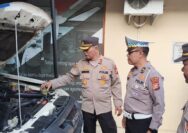 Kapolsek Tualang Lakukan Pengecekan Matlog Ranmor Dan Senpi.