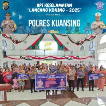 Polres Kuansing Dan Forum LLAJ Sosialisasikan Operasi Keselamatan Lancang Kuning 2025