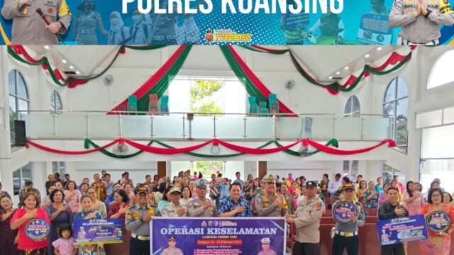Polres Kuansing Dan Forum LLAJ Sosialisasikan Operasi Keselamatan Lancang Kuning 2025