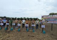 Kolaborasi Bersama PT Ivo Mas Tunggal dan Masyarakat, Polres Siak Tanami Ribuan bibit Jagung Pipil Diatas Lahan Seluas 6,5 Hektar