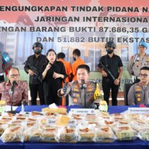 Polda Riau Ungkap Narkoba Jaringan Internasional 