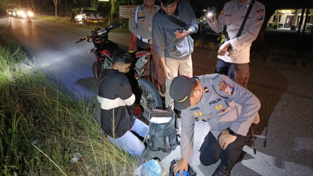 Polsek Sabak Auh Laksanakan Kegiatan Rutin Yang Ditingkatkan (KRYD) Menjelang Ramadhan 1446 H