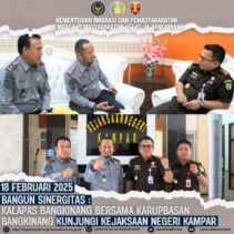 Bangun Sinergitas  KALAPAS IIA Bangkinang Berdana KARUPBASAN Bangkinang Kunjungi Kejaksaan Negeri Kampar