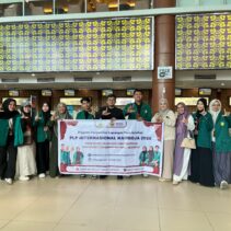 Keberangkatan Mahasiswa Universitas Muhammadiyah Riau PLP Internasional ke Cambodia,phnom penh pada 16 Februari 2025