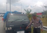 GERAK CEPAT PERSONEL SAT PJR DI TOL PERMAI AMANKAN PENGENDARA LAWAN ARUS DI TOL PERMAI