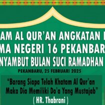 SMAN 16 Pekanbaru Gelar Khatam Al – Quran Bagi Siswa-siswi Kelas 12