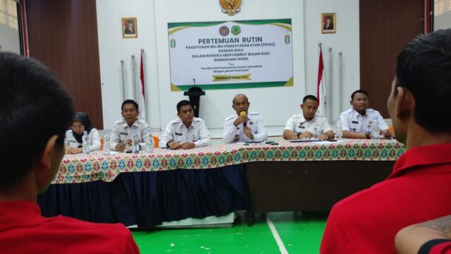 Komitmen Penuhi Pelayanan dan Hak Warga Binaan, Lapas Pekanbaru Gelar Sidang TPP