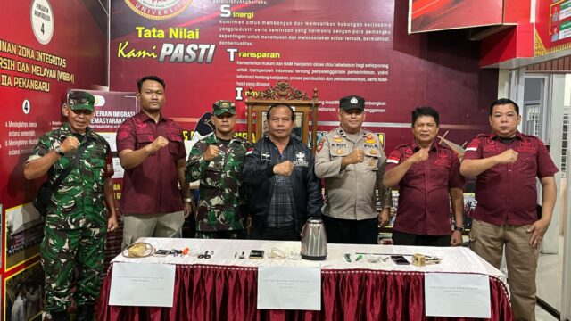 Zero Tolerance terhadap Narkoba dan Handphone, Lapas Pekanbaru Gandeng APH Gelar Razia Sesuai Arahan Menteri IMIPAS