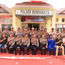 Kunjungan Kerja Kapolres Siak ke Mako Polsek Bungaraya, Tingkatkan Kesiapsiagaan Polsek dan Program Ketahanan Pangan