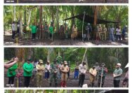 Sukseskan Program Ketahanan Pangan Koramil 1312-06/Nanusa Bersama Stekholder Tanam Padi Ladang
