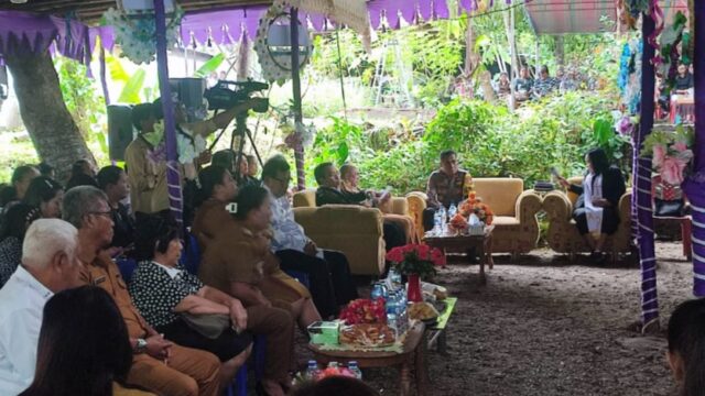 Kapolsek Lirung IPDA Eyckman V. Gagola Hadiri Pemakaman, Meninggalnya Warga Binaannya Di Kelurahan Lirung Matane Kecamatan Lirung