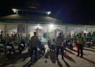 Tarawih Kedua, Polsek Tualang Tingkatkan Patroli ke Tempat Ibadah