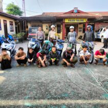 Meresahkan Masyarakat, 6 Unit Sepeda Motor Diamankan, Diduga Balap Liar Saat Patroli di Wilayah Kecamatan Tualang Saat