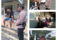 Kapolsek Nanusa IPDA Matrial Barahama Bersama Beberapa Personil Melaksanakan Giat Patroli Harkamtibmas Di Wilayah Hukum Polsek Nanusa