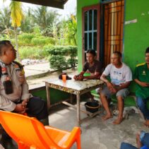 Lewat Cooling System Bhabinkamtibmas Berikan Himbauan Kamtibmas