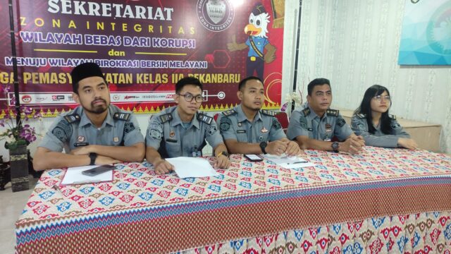 Lapas Pekanbaru Ikuti Zoom Sosialisasi Permenimipas Nomor 1 Tahun 2025 dan Persiapan Lomba Dapur Sehat Tahun 2025