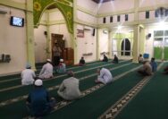 Personil Polsek Polsek Tualang Laksanakan Safari Subuh di Masjid Raudhatul Jannah