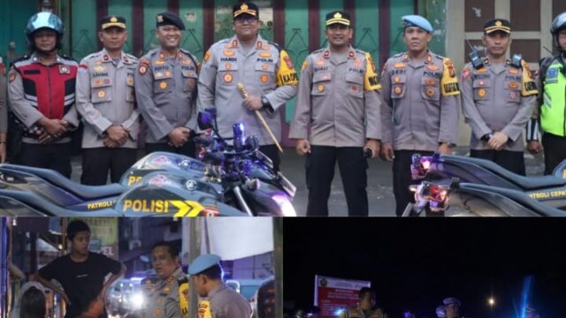 Kapolres Dumai, AKBP Hardi Dinata Pimpin Langsung Patroli Subuh Dalam Menjaga Kamtibmas Selama Bulan Suci Ramadhan 1446 H
