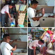Polsek Kabaruan Lakukan Pemantauan Harga Bapok Ke Pasar Tradisional Mangaran Saat Ramadhan
